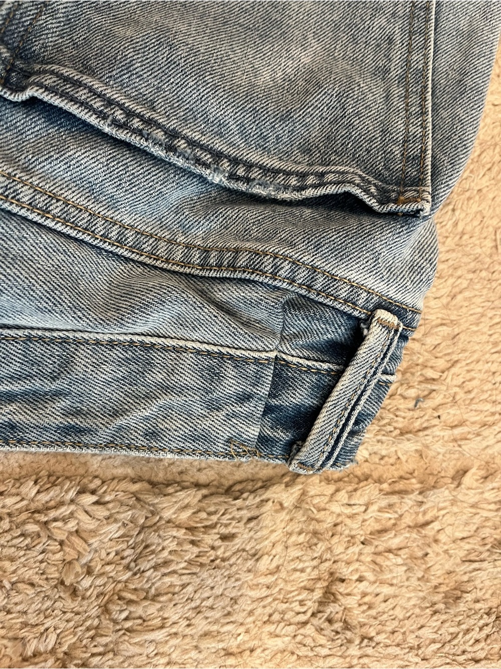 Just Black Light Wash Denim Jean Shorts - Picture 6 of 10